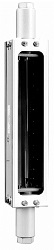 Brooks Full-View Glass Tube Flow Meter