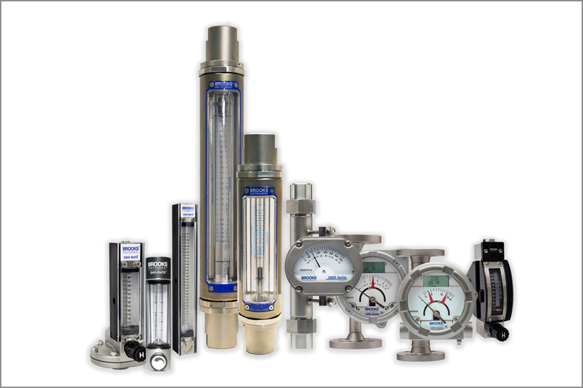 Brooks Instrument variable area flow meters