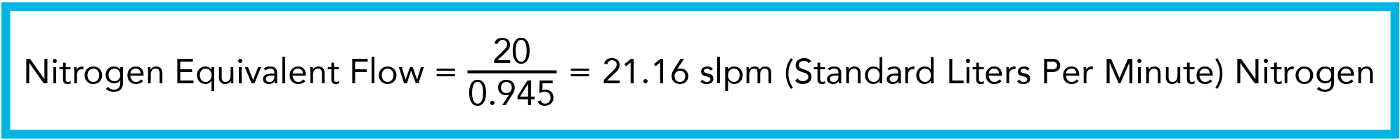 gas correction factors formula